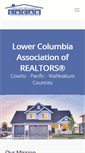 Mobile Screenshot of lowercolumbiarealtors.com